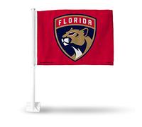 Rico Industries NHL Car Flag with included Pole, Florida Panthers