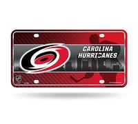 Rico Industries NHL Carolina Hurricanes Metal License Plate Tag, 6 x 11.5-inches