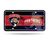 Rico Industries NHL Florida Panthers Metal License Plate Tag