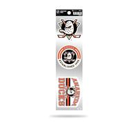 Rico Industries NHL Hockey Anaheim Ducks Retro Decal Set