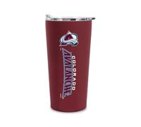 Rico Industries NHL Hockey Colorado Avalanche 18oz Soft Touch, Easy Grip Tumbler
