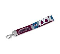 Rico Industries NHL Hockey Colorado Avalanche Standard Wrist Lanyard Key Chain, Cute Wristlet Strap Keychain Holder for Women Men Car Keys ID Badges Card Wallet Phone Camera