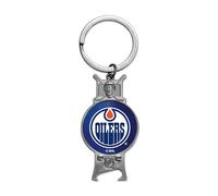 Rico Industries NHL Hockey Edmonton Oilers Sculpted Bottle Opener Keychain -Great Gift Item