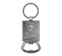 Rico Industries NHL Hockey Florida Panthers Pewter Style Bottle Opener Keychain