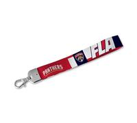 Rico Industries NHL Hockey Florida Panthers Standard Wrist Lanyard Key Chain, Cute Wristlet Strap Keychain Holder for Women Men Car Keys ID Badges Card Wallet Phone Camera