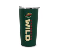 Rico Industries NHL Hockey Minnesota Wild 18oz Soft Touch, Easy Grip Tumbler
