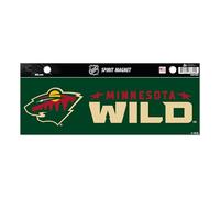 Rico Industries NHL Hockey Minnesota Wild 4 x 10 Team Spirit Magnet - Car, Home Décor - Refridgerator, Office, Kitchen