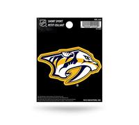 Rico Industries NHL Hockey Nashville Predators Short Sport Decal 3.75' x 4.75' Die Cut Team Logo Short Sport Decal
