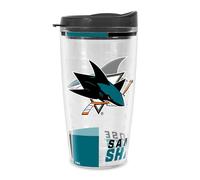 Rico Industries NHL Hockey San Jose Sharks Classic Double Wall 16oz Tritan Tumbler