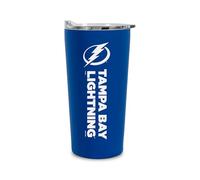 Rico Industries NHL Hockey Tampa Bay Lightning 18oz Soft Touch, Easy Grip Tumbler