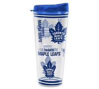Rico Industries NHL Hockey Toronto Maple Leafs Mayhem Double Wall 20oz Tritan Tumbler