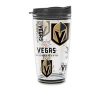 Rico Industries NHL Hockey Vegas Golden Knights Mayhem Double Wall 16oz Tritan Tumbler