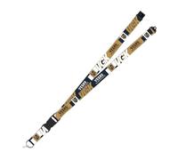 Rico Industries NHL Hockey Vegas Golden Knights Standard Wrist Lanyard Key Chain, Cute Wristlet Strap Keychain Holder for Women Men Car Keys ID Badges Card Wallet Phone Camera