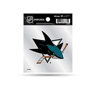 Rico Industries NHL San Jose Sharks 4'x4' Small Style Decal