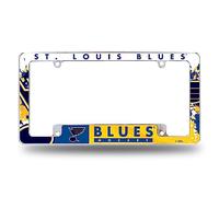 Rico Industries NHL St. Louis Blues Primary 12" x 6" Chrome License Plate Frame for Car/Truck/SUV