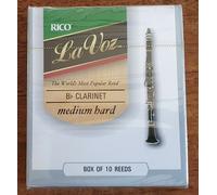 Rico La Voz Reeds for Bb Clarinet, Boxes of 10, Various Strengths
