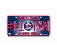 Rico MLB Minnesota Twins #1 Fan Metal Tag