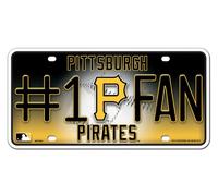 Rico MLB Pittsburgh Pirates #1 Fan Metal Tag