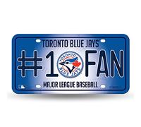 Rico MLB Toronto Blue Jays #1 Fan Metal Tag License Plate