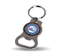 Rico NBA Industries Metal Bottle Opener Key Chain, Philadelphia 76ers
