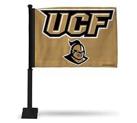 Rico NCAA Central Florida Car Flag with Black Pole, 8 x 1, Logo Color