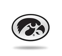 Rico NCAA Iowa Hawkeyes Team Spirit Magnet Auto Emblem, Black, White, 6.25-inches by 4.5-inches by 0.25-inch