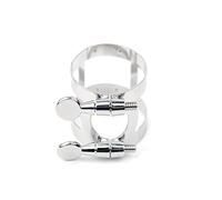 Rico Nickel Plated Ligature and Cap for Alto Sax