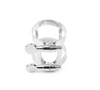 Rico Nickel Plated Ligature for Bb Clarinet Only, silver