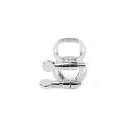Rico Nickel Plated Ligature for Tenor Sax with Metal Link Mouthpieces