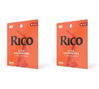 Rico Organic Alto Saxophone Reeds, Strength 1.5, 6 Pack