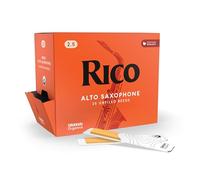 Rico Organic Alto Saxophone Reeds, Strength 2.5, 25 Pack