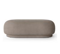 Rico Ottoman Brushed Warm Gray
