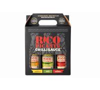 Rico Picante Peruvian Chilli Sauce Gift Set of 3 - Amarillo, Andes & Amazonia