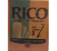 Rico Reeds Strength 3.0 for Bass Clarinet Pack of 10