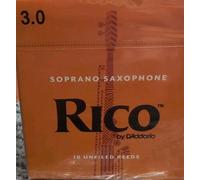 D'Addario Rico Soprano Saxophone Reeds – Strength 1.5 – 10-Pack