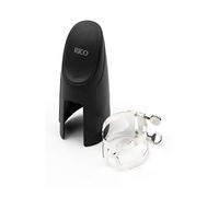 Rico Silver Plated H-Ligature and Cap for Bass Clarinets with Selmer Style Mouthpiece