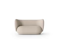 Rico Sofa 2 Seater Wool Boucle Natural