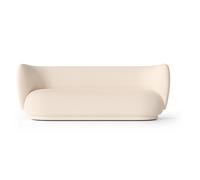 Rico Sofa 3-Seater Wool Bouclé Off-White Ferm Living - 5704723030638