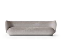 Rico Sofa 4-Seater Faded Velvet Concrete Ferm Living - 5704723107682
