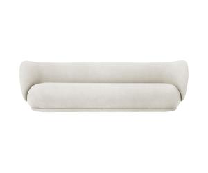 Rico Sofa Brushed 4-Sitzer Weiss Ferm Living - 5704723030874