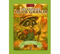 Rico y los animales de la granja | Libro ilustrado educativo para niños de 4 a 8 años sobre animales domésticos