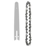 RICODA 1/2/4pcs 8Inch Mini Chainsaw Chain 1/4"" Pitch Blade .043"" Gauge Chain Guide Wood Cutting 48 Drive Links Replacement Chainsaw,8Inch,1PCS Guide,1PC