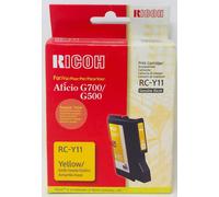 Ricoh 402281 RC-Y11 Original Yellow Cartridge Aficio G500/Aficio G700