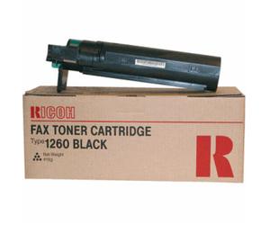 Ricoh 430351 Original Ricoh Type 1260 Black Fax Toner Cartridge, 5K Page Yield