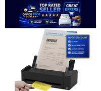 ScanSnap iX1300 Automatic Document Scanner - Black - Business Card to A4, Duplex, USB 3.2 and WiFi