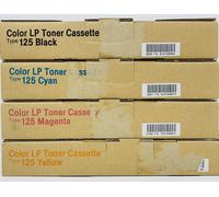Ricoh Type 125 Toner Kit Black Cyan Magenta Yellow for Aficio CL2000/CL3000/3100