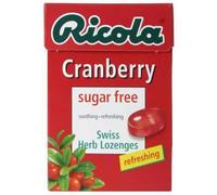 Ricola Cranberry Sugar Free sweets Box 45g
