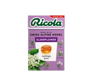 Ricola Elderflower Sugar Free Sweets Box 45g - 4 Pack