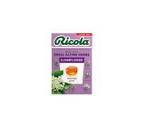 Ricola Elderflower Sugar Free Swiss Herbal Sweets, Herb Drops, Sweet Box 45g - Pack of 10 Boxes