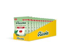 Ricola Eucalyptus Cherry Cough Drops Bag, Pack of 12, Naturally Effective Throat Lozenges, Sugar Free Cough Sweets, 70 g